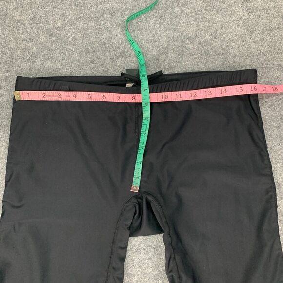 Nike Swim Short Mens 38 Black Fitted Stretch Nylon Blend Internal Drawstring - Picture 10 of 15